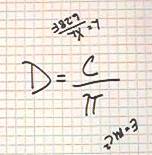 D=C/pi